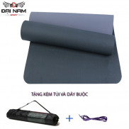 [XẢ HÀNG]Thảm Tập Yoga TPE 6mm 2 Lớp Đại Nam Sport + Tặng Kèm Túi Và Dây Buộc